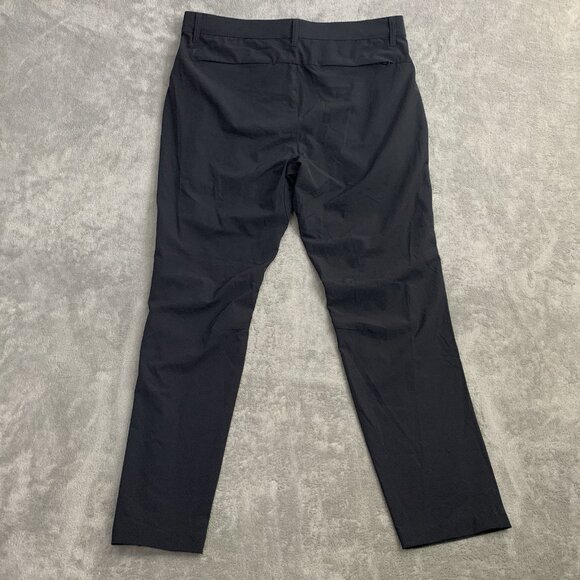 Fabletics The Only Pant Men 34x29” Black Classic Performance Stretch Casual Golf - Picture 11 of 13